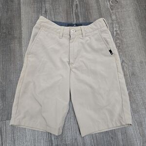 Quicksilver casual hybrid tan shorts size kids 23